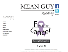 Tablet Screenshot of meanguyrunning.com